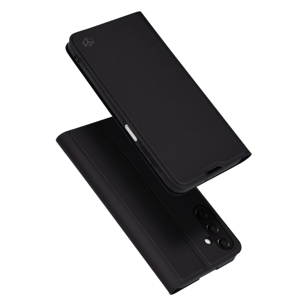 Custodia per Samsung Galaxy A16 5G A166 / A16 4G A165, Techsuit, Magskin Book, Nera