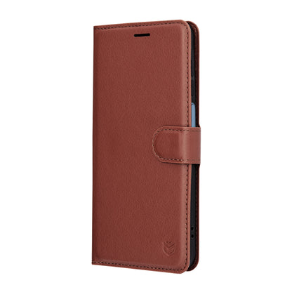 Custodia per Samsung Galaxy A17 4G / A17 5G, Techsuit, Leather Folio, Marrone