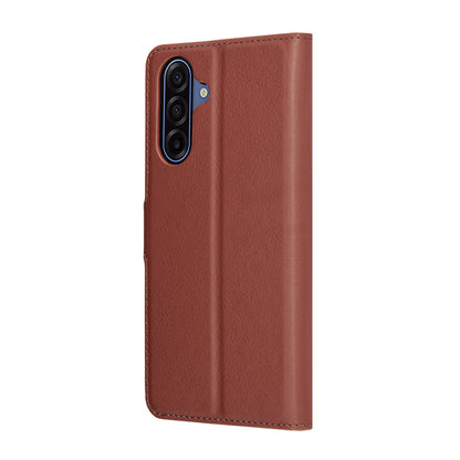 Custodia per Samsung Galaxy A17 4G / A17 5G, Techsuit, Leather Folio, Marrone