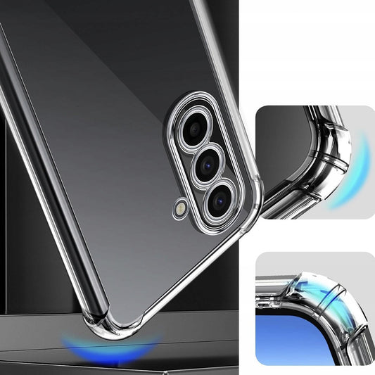 Custodia per Samsung Galaxy A17 5G, Techsuit, Shockproof Clear, Trasparente