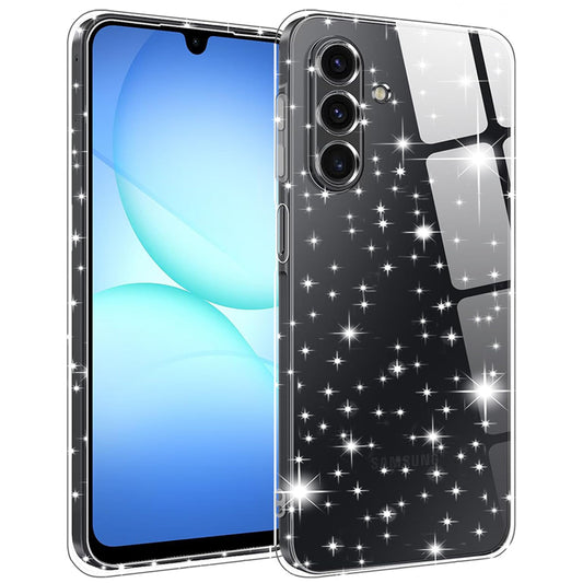 Custodia per Samsung Galaxy A17 5G, Techsuit, SparkleSkin, Trasparente