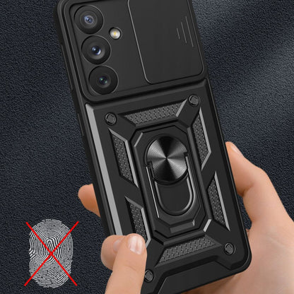 Custodia per Samsung Galaxy A24 4G A245, Techsuit, CamShield, Nera