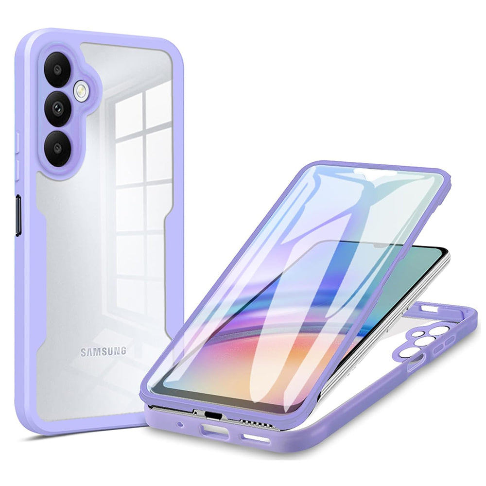 Custodia per Samsung Galaxy A25 A256, Techsuit, ColorVerse 360, Viola