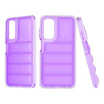 Custodia per Samsung Galaxy A25 A256, Techsuit, Wave Shield, Viola