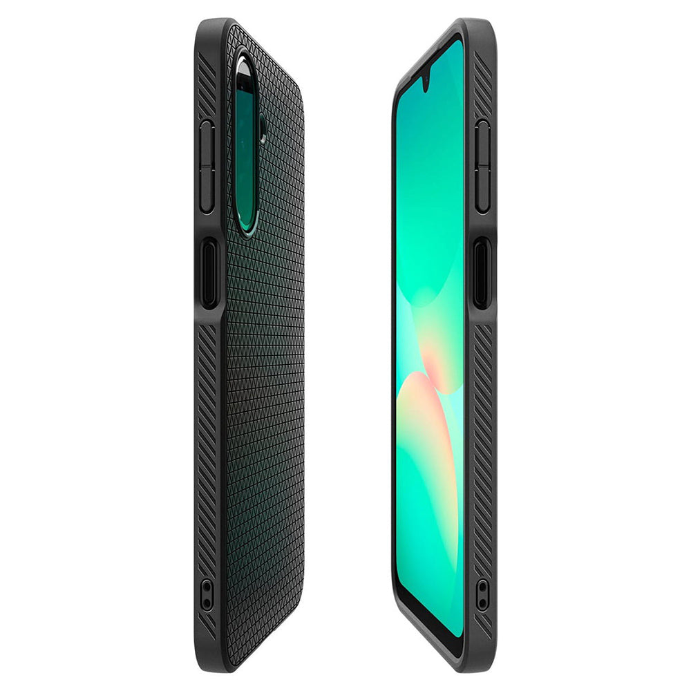 Case for Samsung Galaxy A26 A266, Spigen, Liquid Air, Matte Black ACS09290