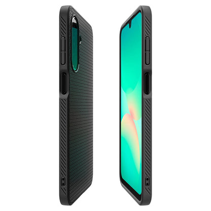 Case for Samsung Galaxy A26 A266, Spigen, Liquid Air, Matte Black ACS09290