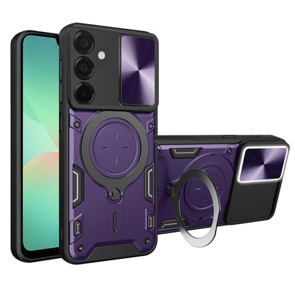 Custodia per Samsung Galaxy A26 A266, Techsuit, CamGuard Pro, Viola