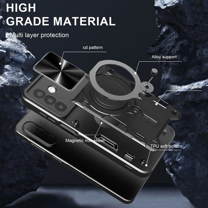 Custodia per Samsung Galaxy A26 A266, Techsuit, CamGuard Pro, Nera