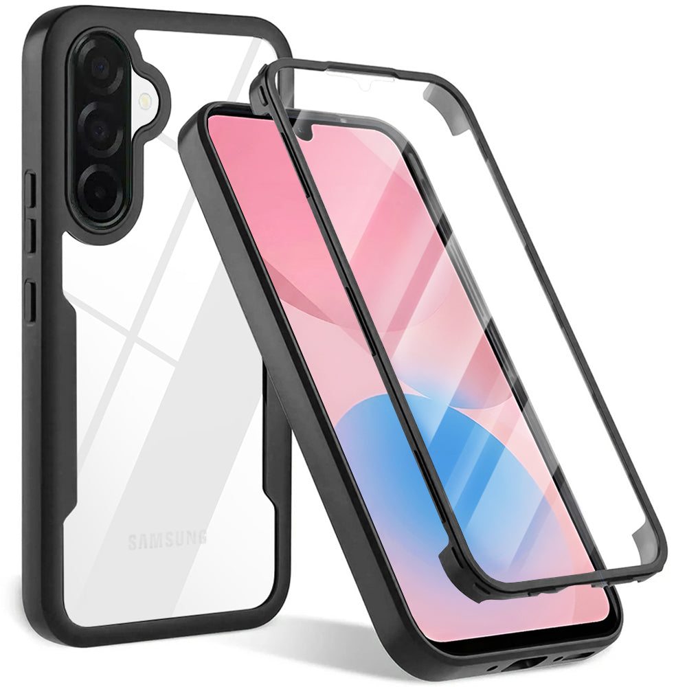 Custodia per Samsung Galaxy A27 5G, Techsuit, ColorVerse 360, Nera