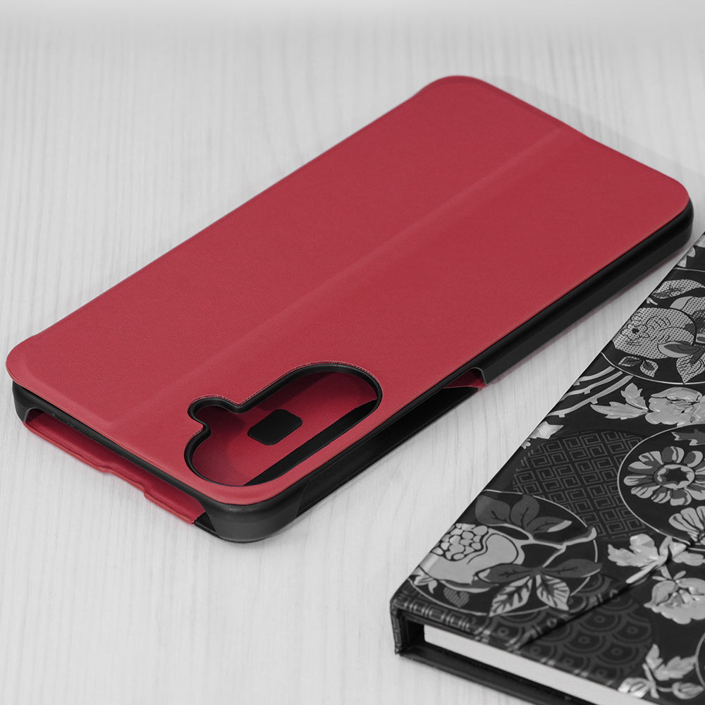 Custodia per Samsung Galaxy A27 5G, Techsuit, eFold Nuovo Modello, Rossa