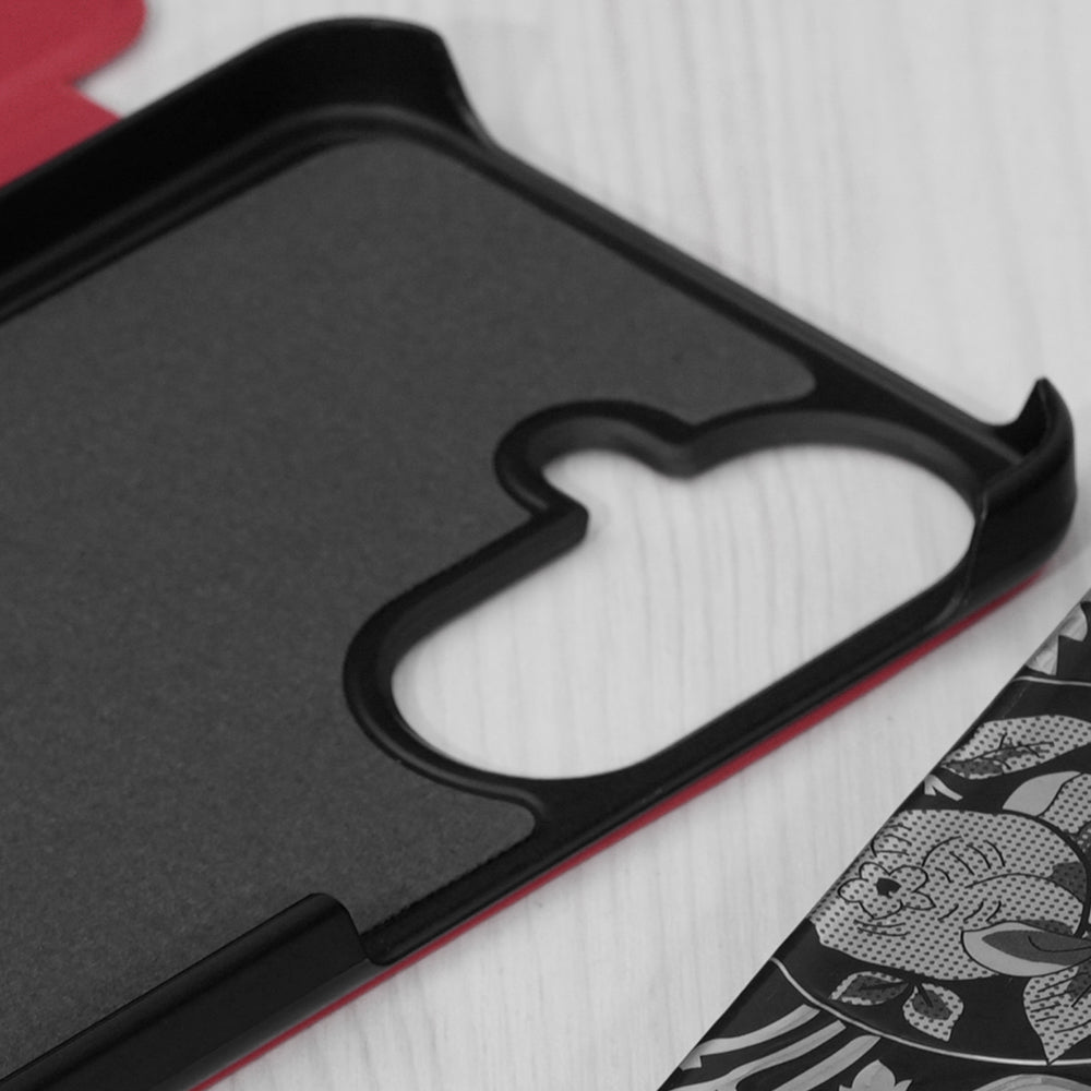Custodia per Samsung Galaxy A27 5G, Techsuit, eFold Nuovo Modello, Rossa