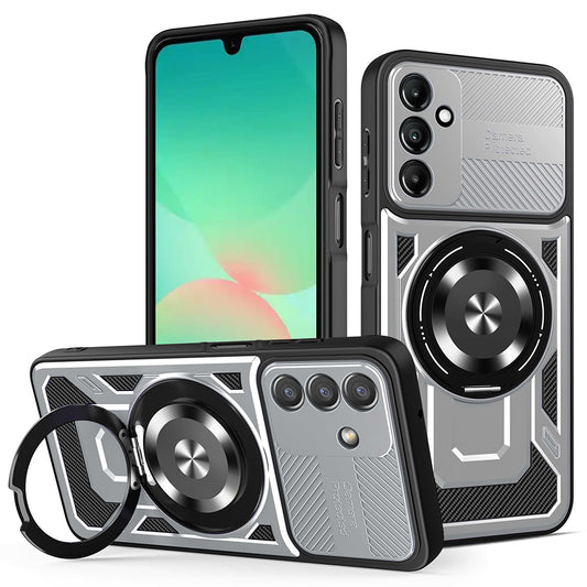 Custodia per Samsung Galaxy A27 5G, Techsuit, RuggedCam, Grigio