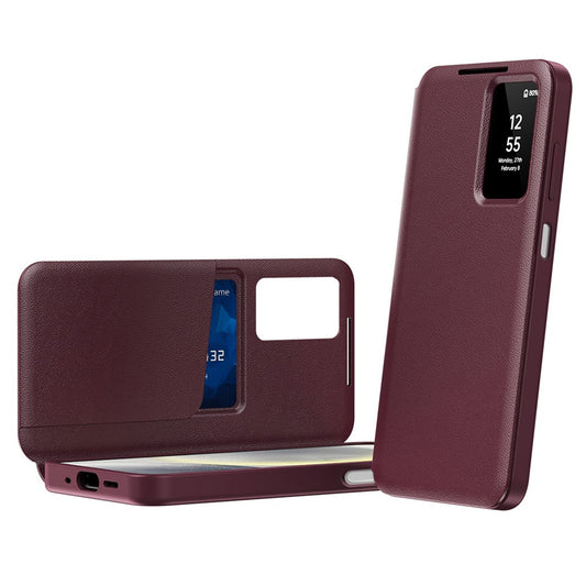 Custodia per Samsung Galaxy A27 5G, Techsuit, SmartView, Rossa