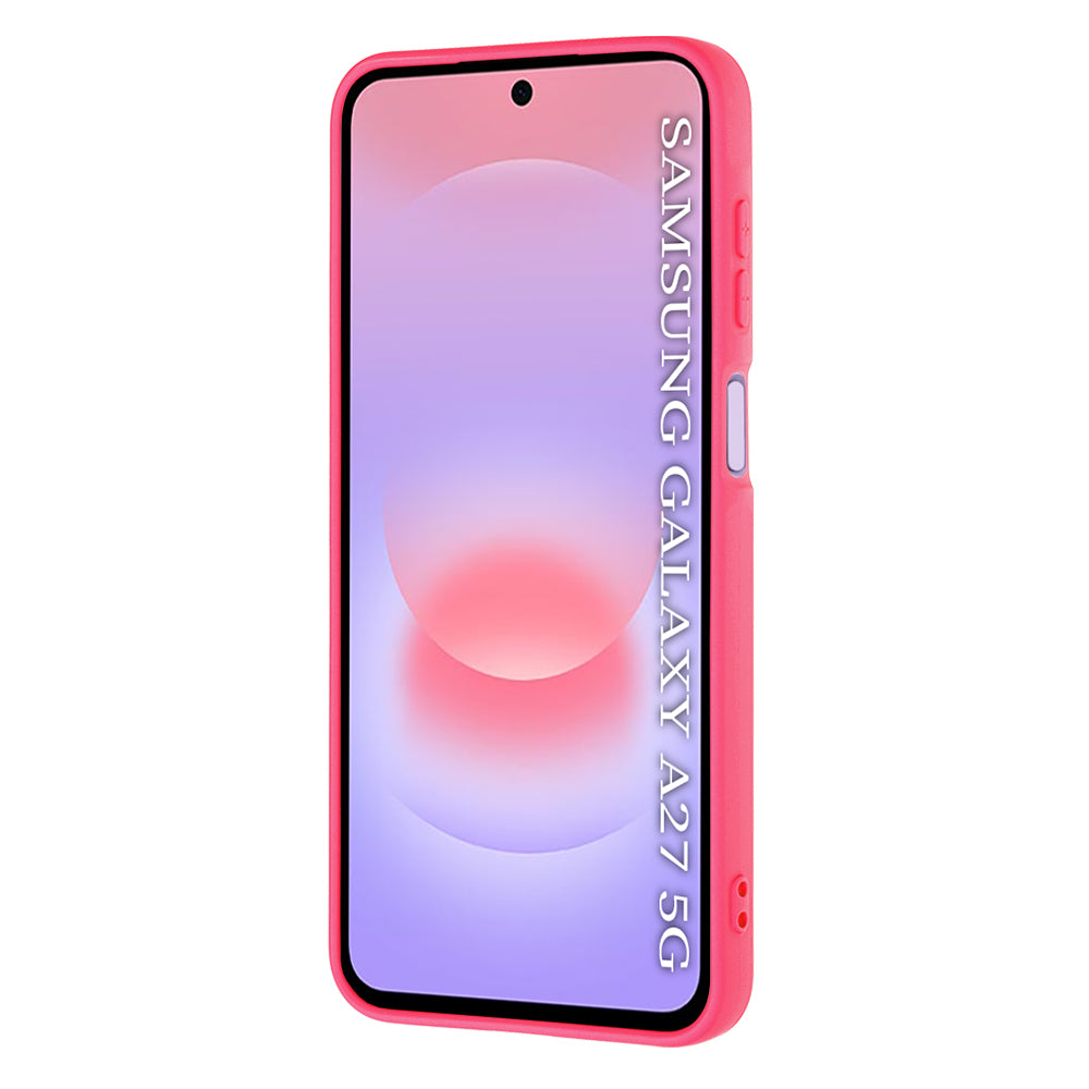 Custodia per Samsung Galaxy A27 5G, Techsuit, SoftFlex, Rosa Scuro