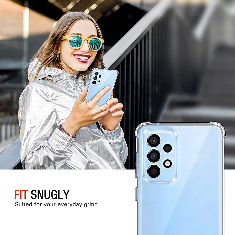 Custodia per Samsung Galaxy A33 5G A336, Techsuit, Shockproof Clear, Trasparente