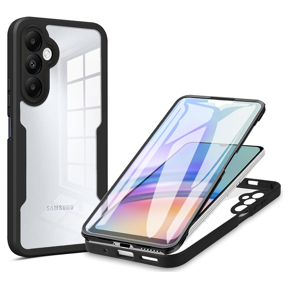 Custodia per Samsung Galaxy A34 A346, Techsuit, ColorVerse 360, Nera