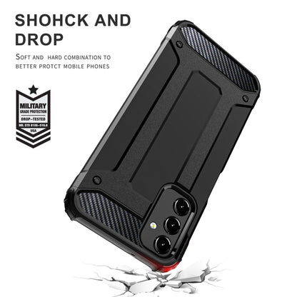 Custodia per Samsung Galaxy A34 A346, Techsuit, Hybrid Armor, Nera