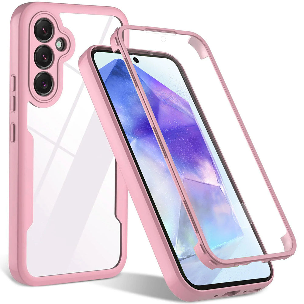 Custodia per Samsung Galaxy A35 5G A356, Techsuit, ColorVerse 360, Rosa