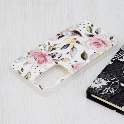 Custodia per Samsung Galaxy A35 5G A356, Techsuit, Marble, Bianca