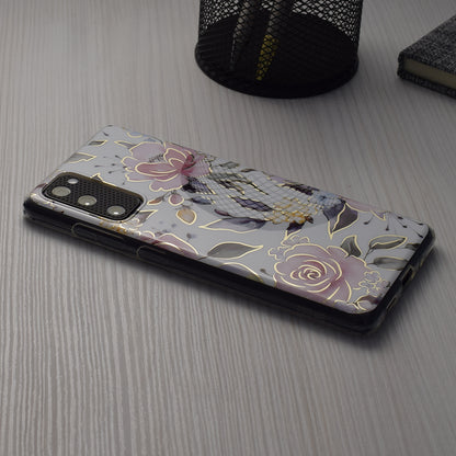 Custodia per Samsung Galaxy A35 5G A356, Techsuit, Marble, Bianca