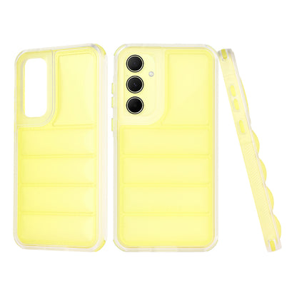 Custodia per Samsung Galaxy A35 5G A356, Techsuit, Wave Shield, Gialla