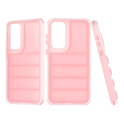 Custodia per Samsung Galaxy A35 5G A356, Techsuit, Wave Shield, Rosa