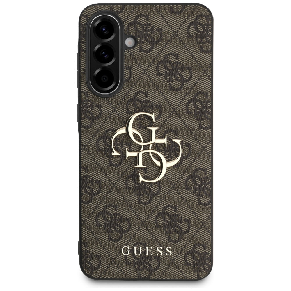 Custodia per Samsung Galaxy A36 A366, Guess, 4G Big Logo, Marrone