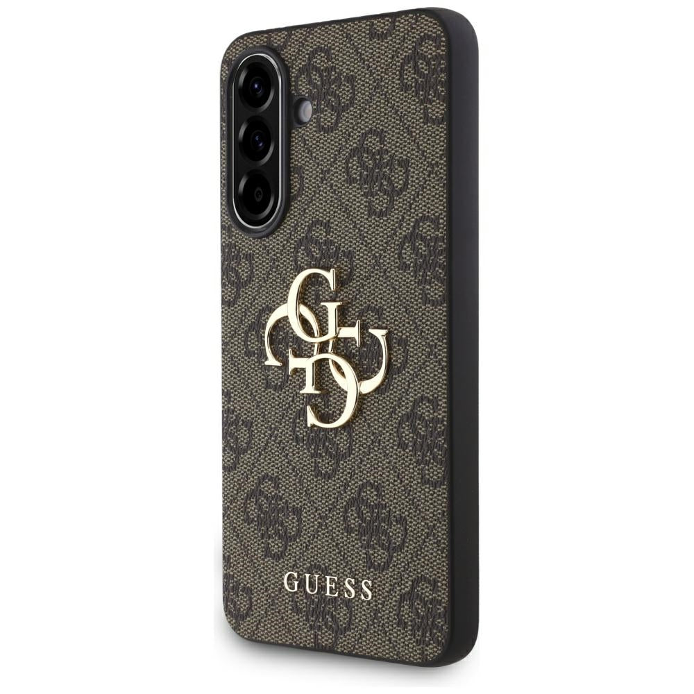 Custodia per Samsung Galaxy A36 A366, Guess, 4G Big Logo, Marrone