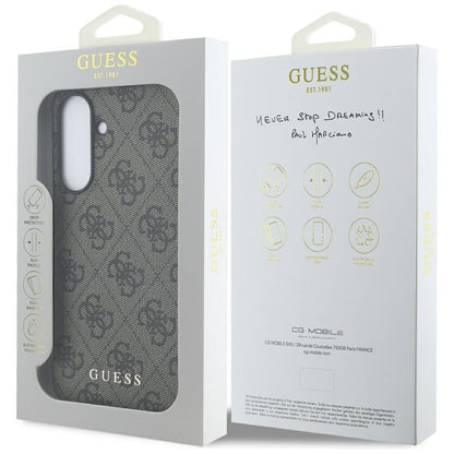 Custodia per Samsung Galaxy A36 A366, Guess, 4G Classic, Nera