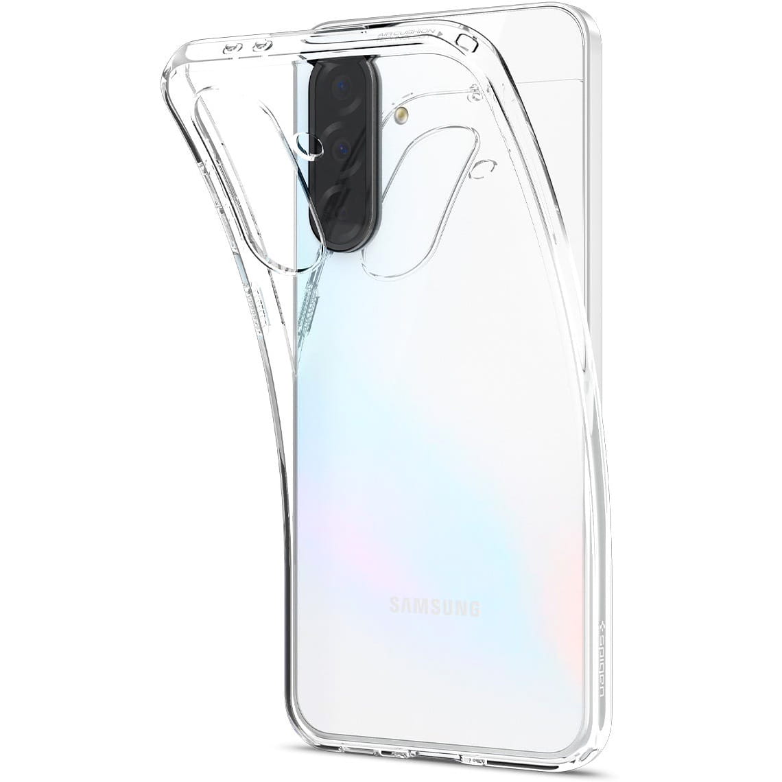 Case for Samsung Galaxy A36 A366, Spigen, Liquid Crystal, Transparent ACS09167