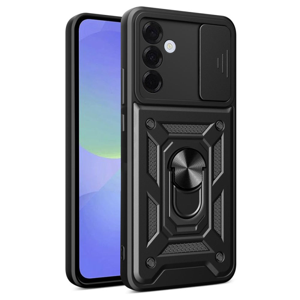 Custodia per Samsung Galaxy A36 A366, Techsuit, CamShield, Nera