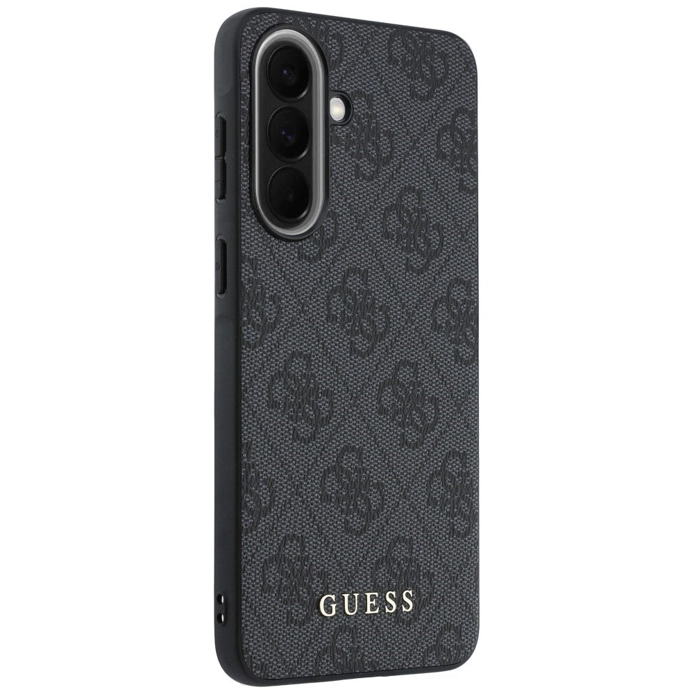 Custodia per Samsung Galaxy A37 5G, Guess, 4G Classic Logo Charm, Nera