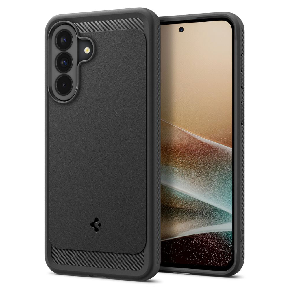 Custodia per Samsung Galaxy A37 5G, Spigen, Rugged Armor, Nera ACS09795