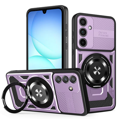 Custodia per Samsung Galaxy A37 5G, Techsuit, RuggedCam, Viola