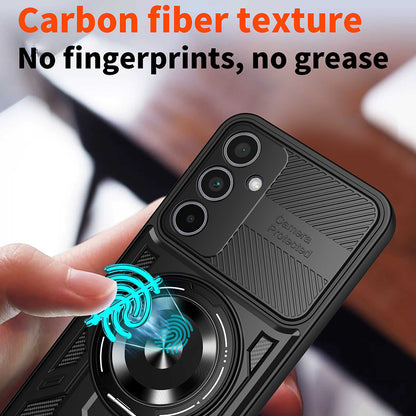 Custodia per Samsung Galaxy A37 5G, Techsuit, RuggedCam, Viola