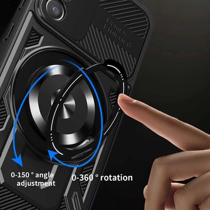 Custodia per Samsung Galaxy A37 5G, Techsuit, RuggedCam, Viola