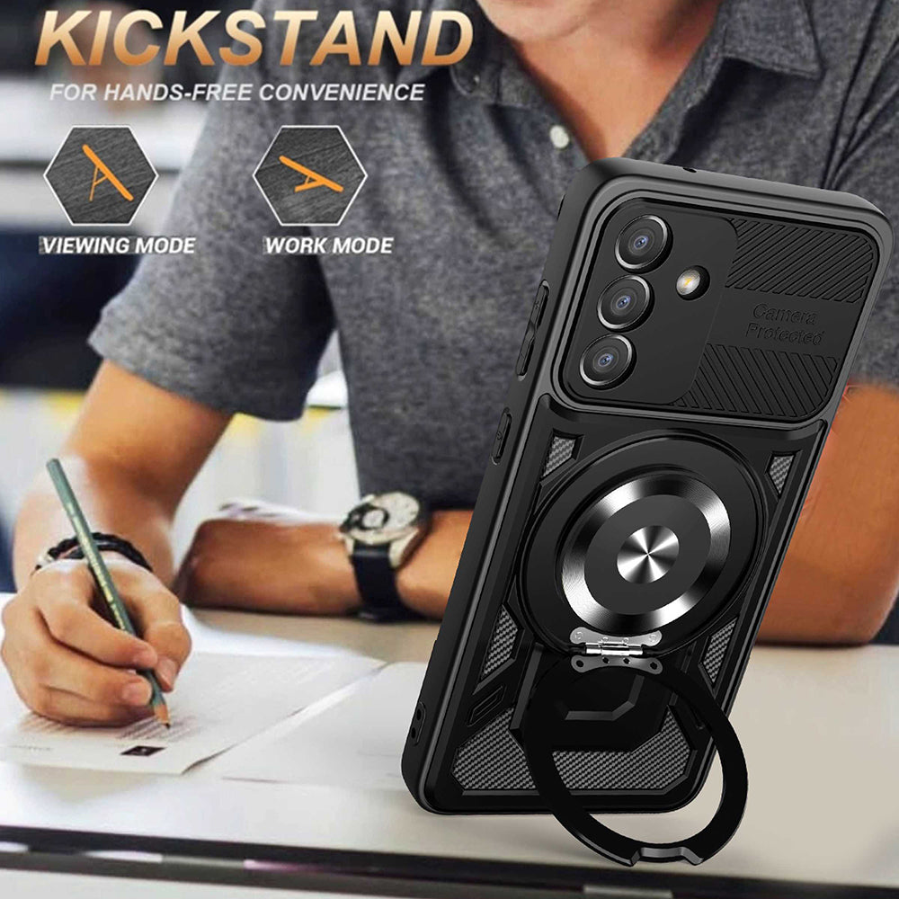 Custodia per Samsung Galaxy A37 5G, Techsuit, RuggedCam, Viola