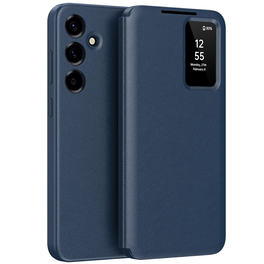 Custodia per Samsung Galaxy A37 5G, Techsuit, SmartView, Blu