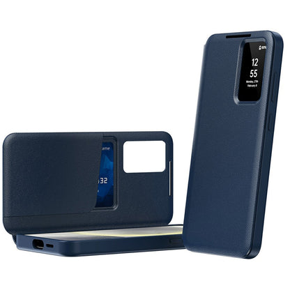 Custodia per Samsung Galaxy A37 5G, Techsuit, SmartView, Blu