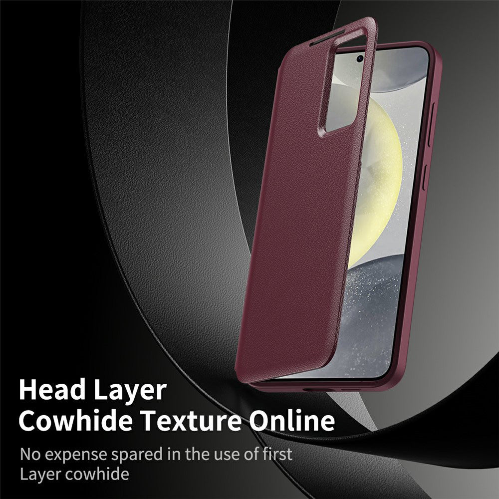 Custodia per Samsung Galaxy A37 5G, Techsuit, SmartView, Rossa