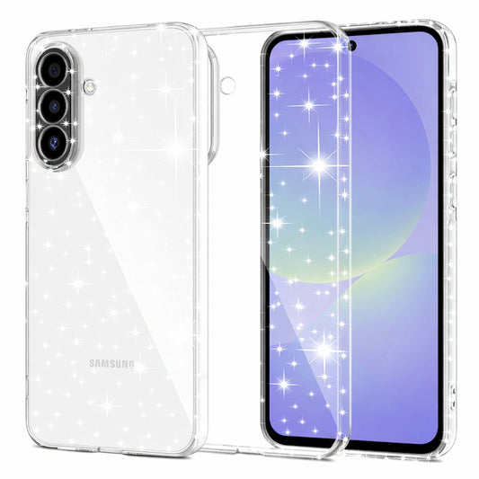 Custodia per Samsung Galaxy A37 5G, Techsuit, SparkleSkin, Trasparente