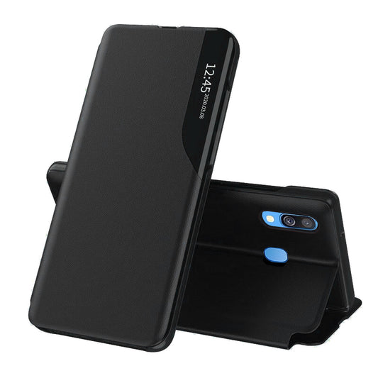 Custodia per Samsung Galaxy A40 A405, Techsuit, eFold, Nera