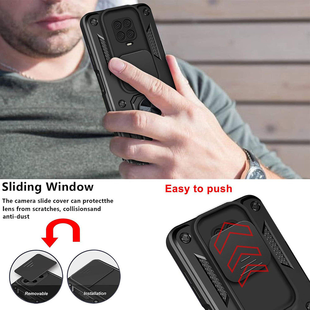 Custodia per Samsung Galaxy A50s A507 / A30s A307 / A50 A505, Techsuit, CamShield, Nera