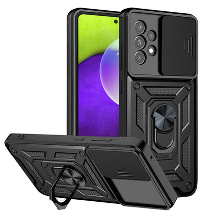 Custodia per Samsung Galaxy A52s 5G A528 / A52 5G A526 / A52 A525, Techsuit, CamShield, Nera