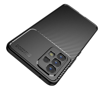 Custodia per Samsung Galaxy A53 5G A536, Techsuit, CarbonFiber, Nera
