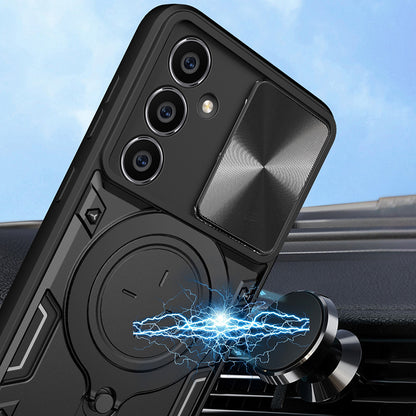 Custodia per Samsung Galaxy A54 A546, Techsuit, CamGuard Pro, Blu