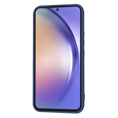 Custodia per Samsung Galaxy A54 A546, Techsuit, SoftFlex, Blu Navy