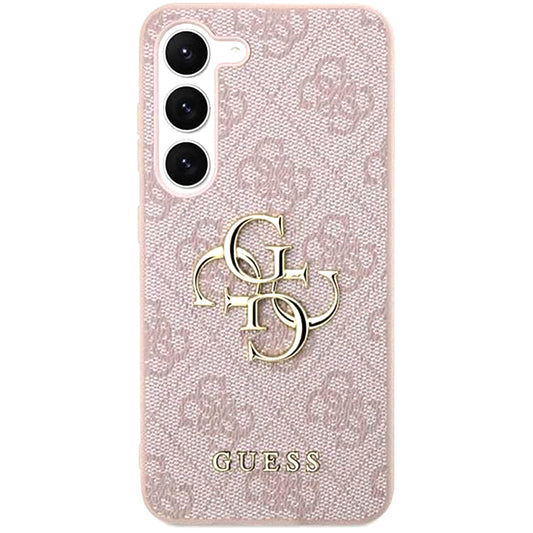 Custodia per Samsung Galaxy A55 5G A556, Guess, 4G Big Logo, Rosa