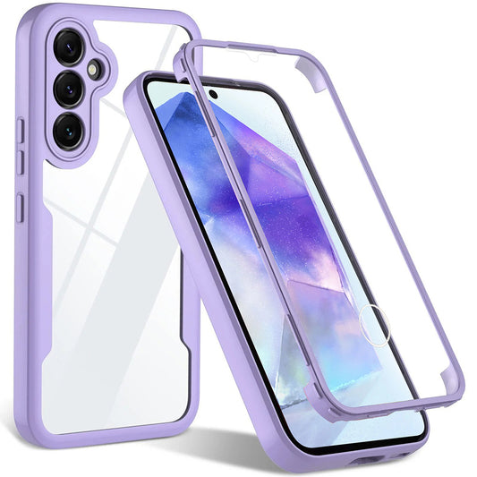 Custodia per Samsung Galaxy A55 5G A556, Techsuit, ColorVerse 360, Viola