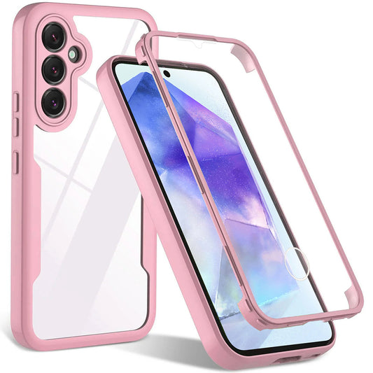 Custodia per Samsung Galaxy A55 5G A556, Techsuit, ColorVerse 360, Rosa